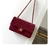 Bolsa CH double flap classic - camurça bordo com dourado na internet