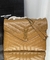Bolsa YSL Yves Saint Laurent Loulou média - caramelo com dourado - comprar online