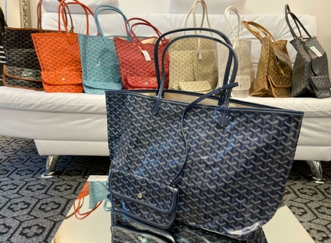 Bolsa Goyard Saint Louis - GM azul - comprar online