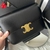 Bolsa Celine Triomphe Classique - preta com dourado - comprar online