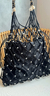 Imagem do Bolsa CH - preta com pérolas