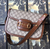 Bolsa Gucci GG Horsebit pequena - canvas supreme e marrom