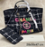 Bolsa CH shopping tweed - preto - comprar online