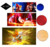 Kit Painel De Festa Redondo + Trio de Cilindros Sonic Em Tecido Helanca C/Elástico - Armazém Festas e Eventos