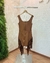 Vestido Franja Caramelo - Kizzara Boutique | Moda Feminina para Mulheres Sofisticadas