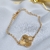 Pulseira Trevo Dourado