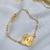 Pulseira Trevo Dourado - comprar online