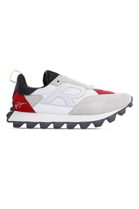 TENIS RESERVA YANKEE SENNA CINZA/VERMELHO/PRETO