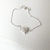Pulseira Coração Cravejado na internet