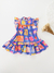 vestido sedinha pompom