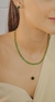 CONJUNTO DE PEDRA ESMERALDA REDONDA - comprar online