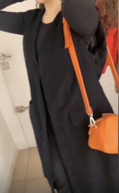 CHALECO LARGO negro - TANA S BAGS