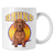 Taza Personalizable con Mascota en Nuestro Diseño Emblematico Círculo Naranja con Nombre en internet