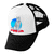 Gorra Trucker Personalizable con Mascota en Nuestro Diseño Emblematico de Círculo Azul con Nombre en internet