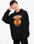 Sudadera Personalizable con Mascota en Nuestro Diseño Emblematico Círculo Naranja con Nombre - Fauna Wild