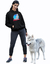 Sudadera Personalizable con Mascota en Nuestro Diseño Emblematico Círculo Azul con Nombre