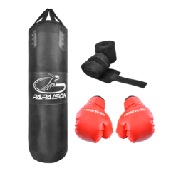 Kit Bolsa Boxeo con guantes y vendas