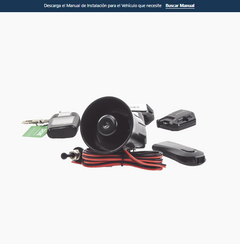Kit de Alarma Vehicular Profesional de 2 vías y control LCD - comprar en línea
