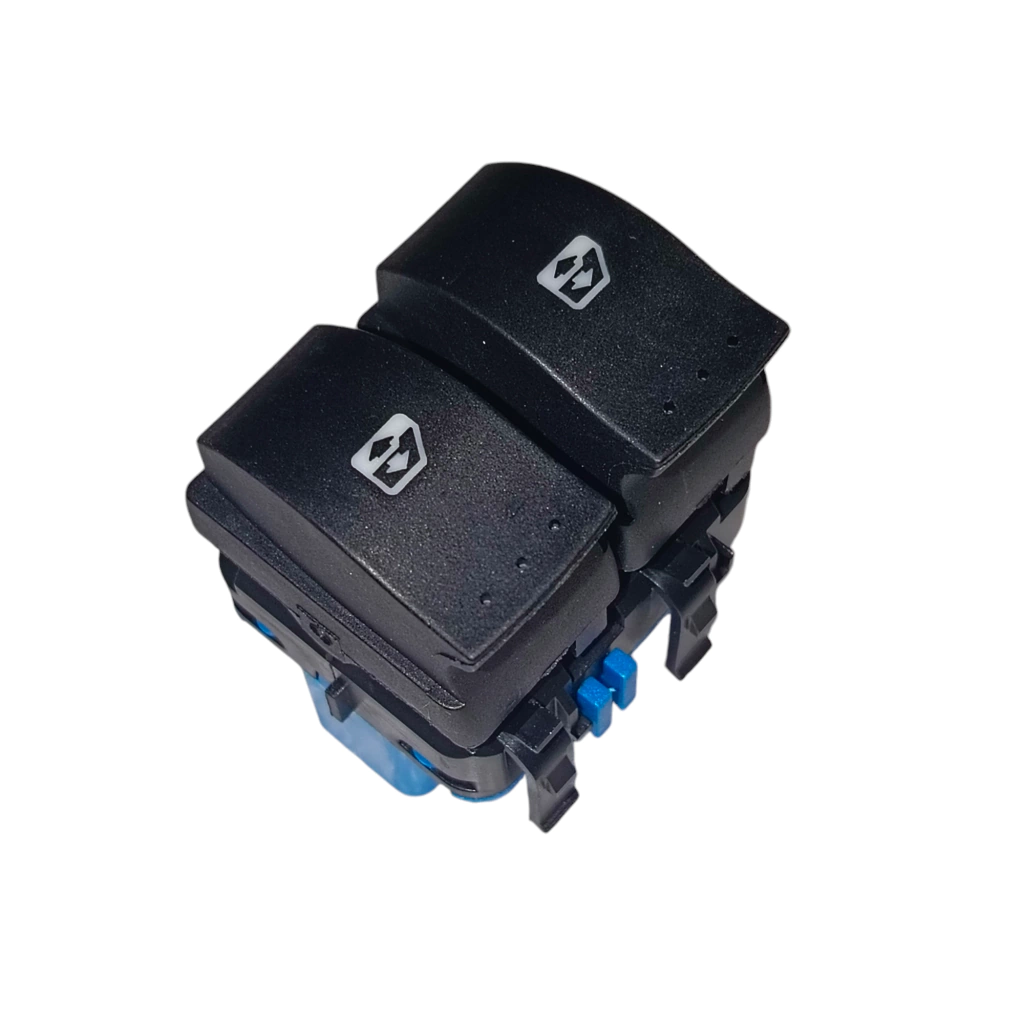 Botão de vidro elétrico Duplo Renault Sandero 2010 a 2014 dianteira esquerda