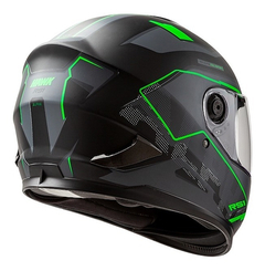 Casco HAWK Rs1 Alpha Negro Verde/Fluo talle L - Craze