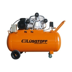 Compresor Lusqtoff 200L 3hp monofásico mando a correa