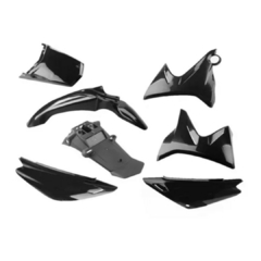 kit de plásticos yamaha xtz 125 negro 7 piezas