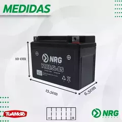 Batería NRG YTX6.5L-BS de gel - Craze