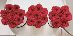 BOUQUET ROSAS IMPORTADAS BOX BLANCO