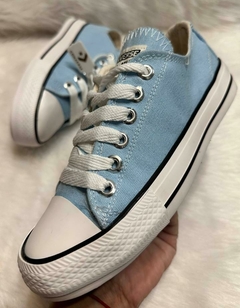 Zapatillas De Lona Celestas Hermosas en internet