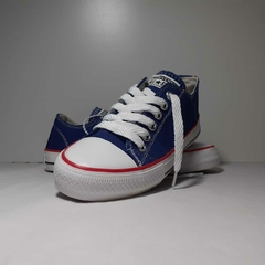 Zapatillas Urbanas Lona Azul