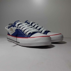Zapatillas Urbanas Lona Azul - comprar online