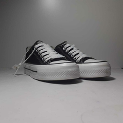 Zapatillas Negras Con Plataforma