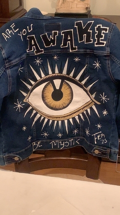 CHAMARRAS DE MEZCLILLA PINTADA A MANO - ARTCLOTH MX