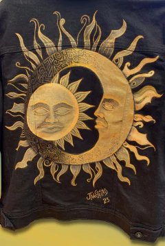 CHAMARRAS DE MEZCLILLA PINTADA A MANO - comprar en línea