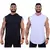 Kit 2 Regata Com Toucas Masculino Lisas Sem Estampas Slim Multicolo na internet