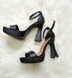 Beira Rio Sandália Feminina salto alto preto 8500102 - comprar online