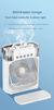 Ventilador portátil do humidificador do ar, refrigerador de ar pequeno, hydroco - loja online