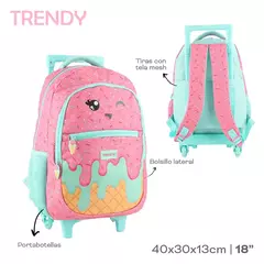 Mochila Carro TRENDY 18 ".