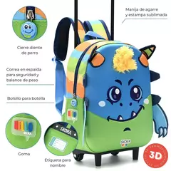 MOCHILA CARRO SKORA 12" GLOMMIES TERMORMADA