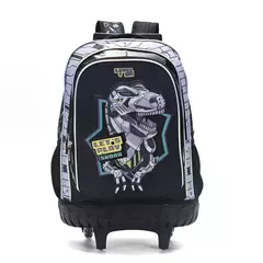 Mochila carro lets dino trucks c/ llavero SKORA - comprar online