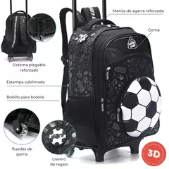 Mochila carro lets play sport SKORA 18" Futbol pelota