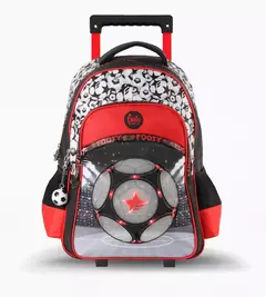 MOCHILA CON CARRO 18" CHAMPIONS CON LUZ LED FOOTY en internet