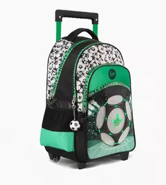 MOCHILA CON CARRO 18" CHAMPIONS CON LUZ LED FOOTY - Mi librería online