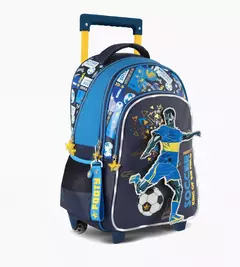 MOCHILA CON CARRO 18" DINAMIC CON LUCES LED/ ARGENTINA- BOCA- RIVER - comprar online