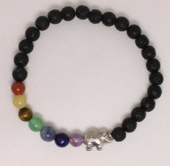 PULSERA 7 CHAKRAS CON ELEFANTITO - comprar en línea