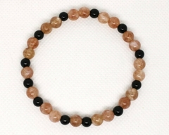 PULSERA PIEDRA DEL SOL CON AGATA NEGRA - comprar en línea