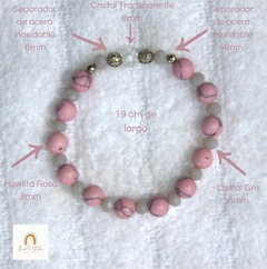 PULSERA HOWLITA ROSA - Baúl de Octubre