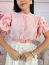 BLUSA CARMEM MANGA DE BABADO - comprar online
