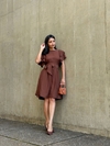 VESTIDO BEATRICE MANGA BABADO - comprar online