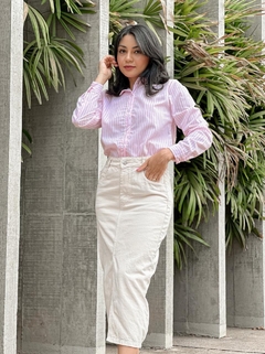 CAMISA LISTRADA MANGA LONGA - comprar online